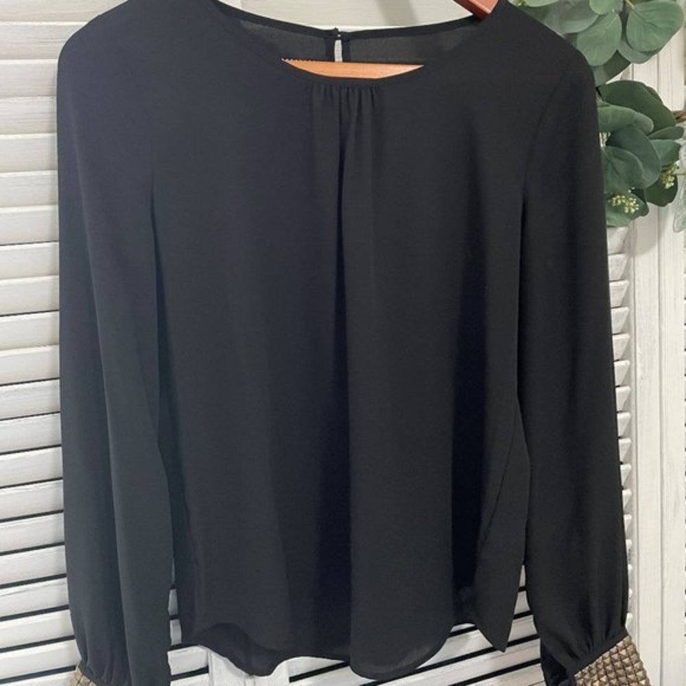 Junior's iz Byer Long Sleeve Blouse